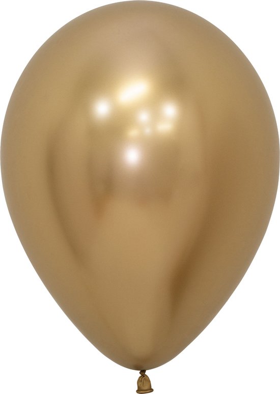 Sempertex ballonnen Reflex Gold | 50 stuks | 12 inch | 30cm