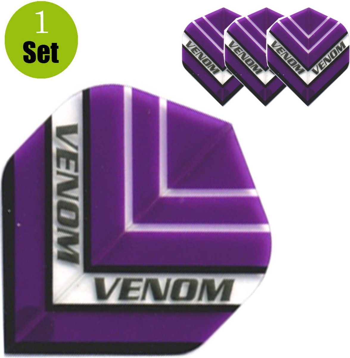 Ruthless Venom HD150 Dartflights - Paars