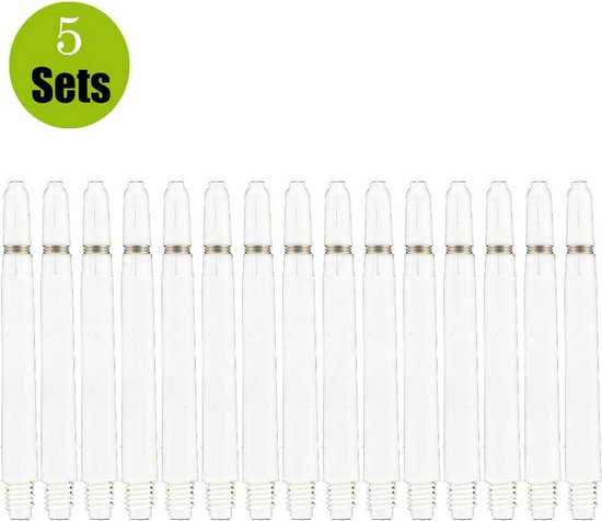 Bulls Nylon 5Sets DartShafts - Wit - In Between - (5 Sets) van Bull's — afbeelding 3