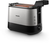 Bol.com Philips Viva Collection HD2639/90 - Broodrooster - RVS aanbieding