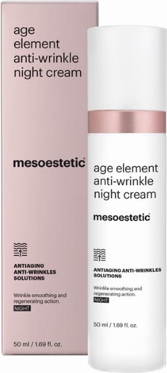 [Mesoestetic] [Age Element] - [Anti-Wrinkle Night Cream] - [Wrinkle smoothing cream] - [Retexturising action] - [Night]