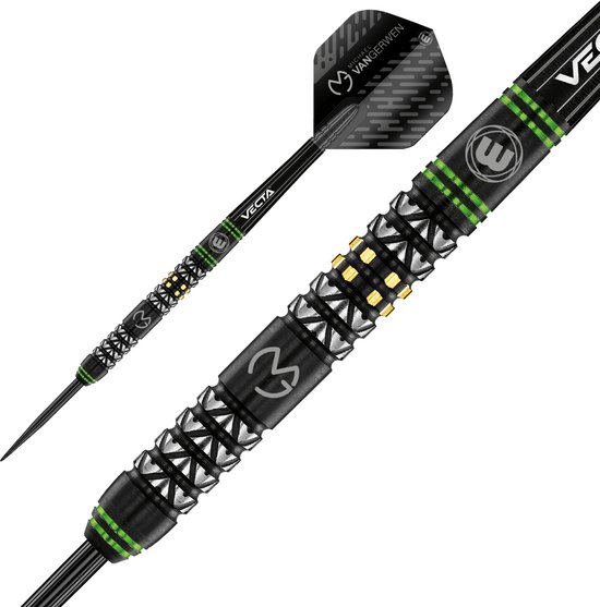 WINMAU - Michael van Gerwen MvG Vantage: Steeltip Tungsten Dartpijlen Professioneel - 24g van Winmau — afbeelding 3