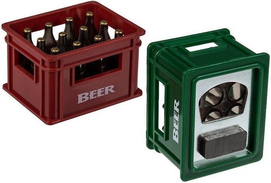 Bamboe magneet met flesopener Ace