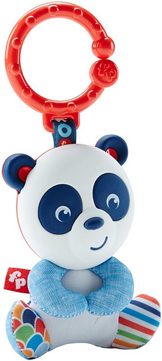 Fisher Price - Panda Spiegel - Babyspeeltje met handige ribevestigingsring