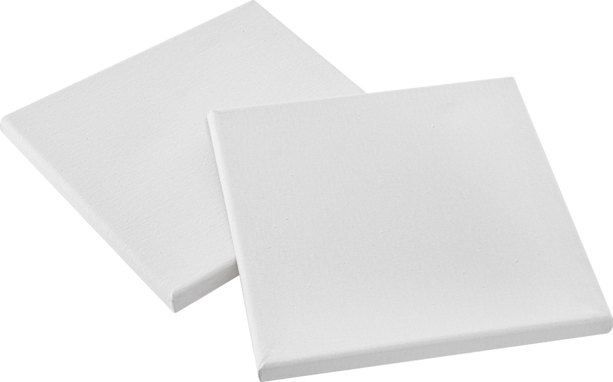 Schildersdoeken Set 24pcs - Formaat 20x20 cm - Hoogwaardige Canvas voor Acryl, Olie & Aquarel - Perfect voor Kunstenaars & Hobbyisten — afbeelding 5