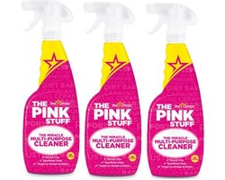 The Pink Stuff - 3x 750 ml - Wonder Schoonmaakspray - Allesreiniger - HET Wonder Schoonmaakmiddel - The Miracle Allesreiniger