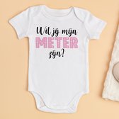 Seras-tu ma marraine barboteuse - Barboteuse - Barboteuse Bébé - Cadeau pour marraine - Taille 0 à 3 mois