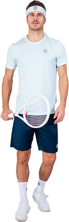 BIDI BADU Lomar Tech - Pantaloncini Uomo In Poliestere, Vita Elastica Con Tasche Laterali, Loghi Stampati, Modello Sportivo E Casual - 3
