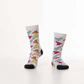 Sockston Socks - 2 paren- Ice Skating Socks - Grappige Sokken - Vrolijke Sokken