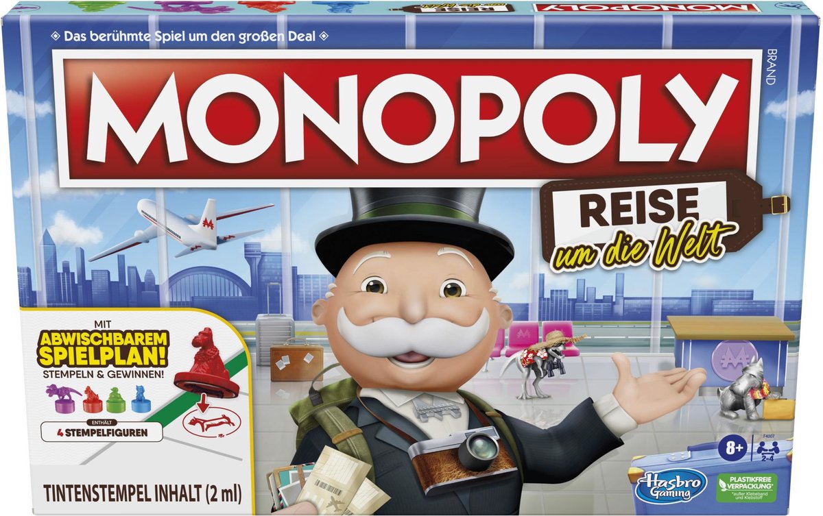 Hasbro Gaming Monopoly F4007100 bordspel Economische simulatie