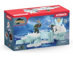 schleich ELDRADOR CREATURES - Speelfigurenset - Aanval op de IJsrotsen - Kinderspeelgoed voor Jongens en Meisjes - 7 tot 12 jaar - 6 Onderdelen - 42497
