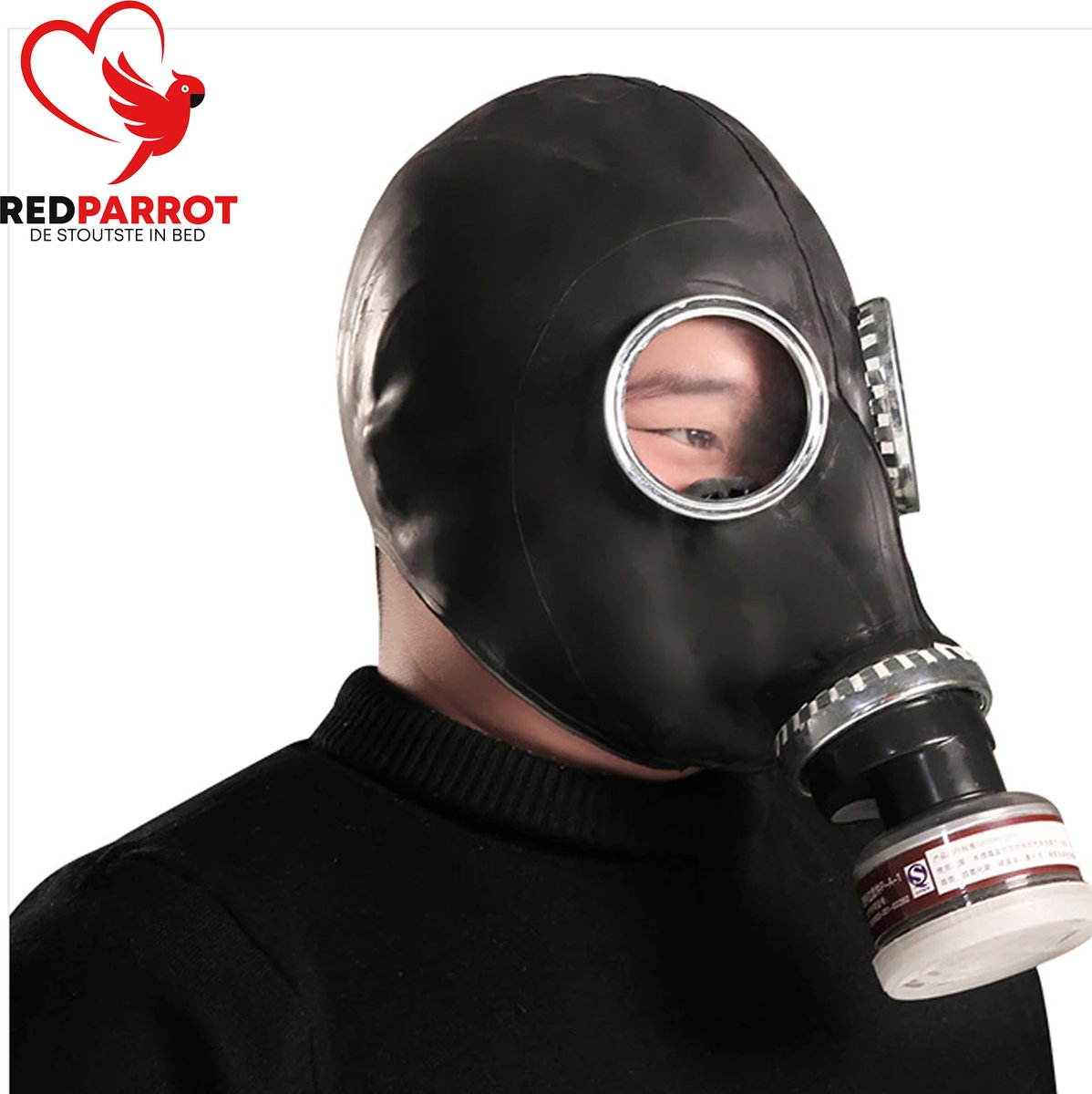 Masque de sexe | Masque à gaz avec filtre | Masque SM | BDSM | Caoutchouc |  Flexible |... | bol