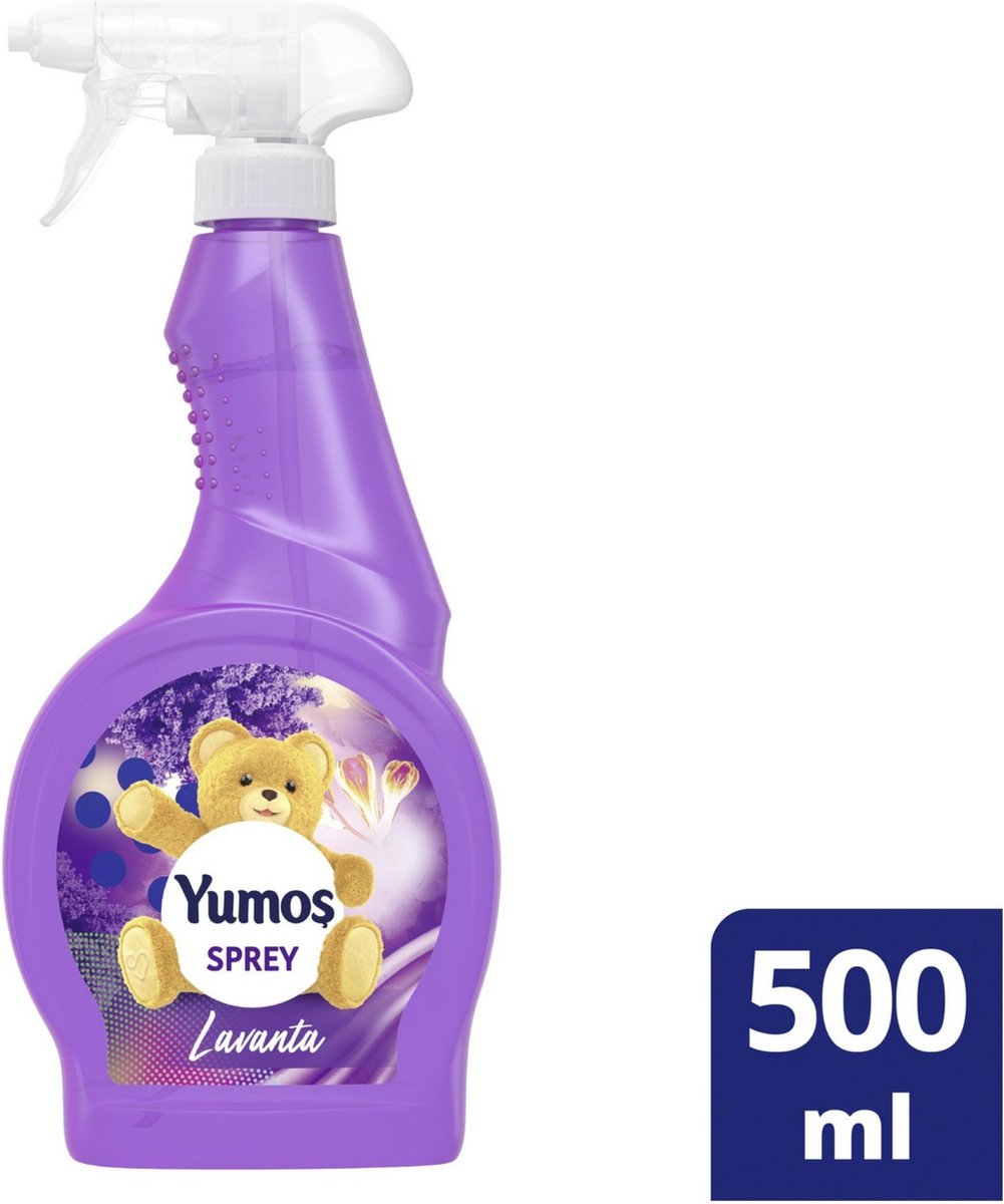 Yumos Textile Freshener Lavande 3x 500ml, spray textile élimine les odeurs  et laisse