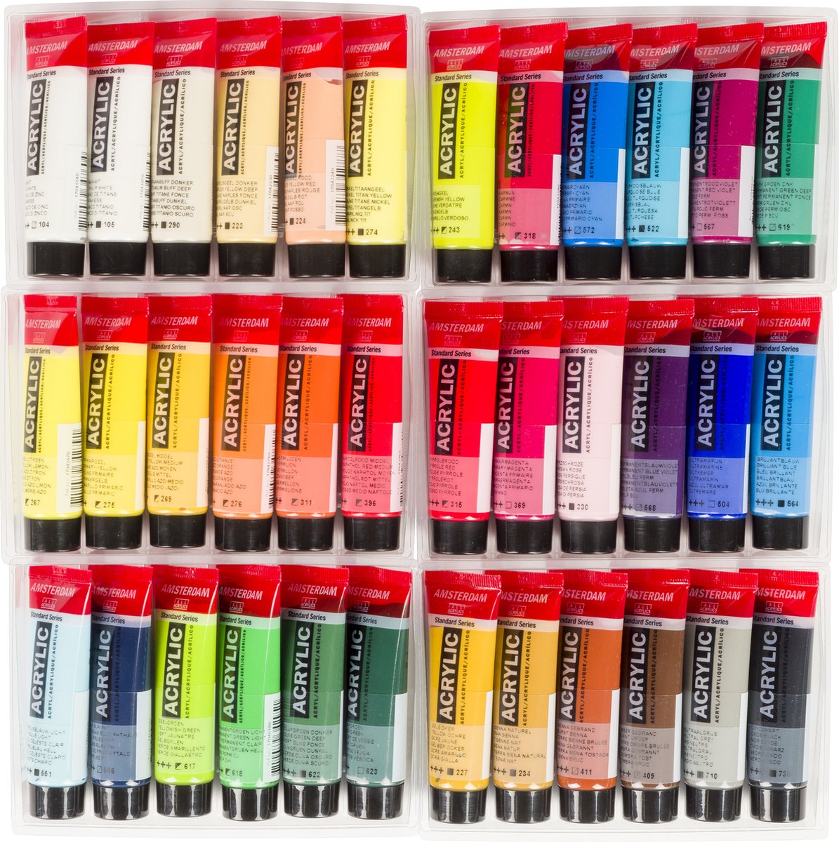 Amsterdam Standard Series acrylverf algemene selectie set | 36 × 20 ml — afbeelding 4