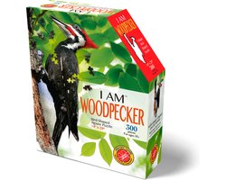 MAD CAPP puzzel specht - I Am Mini Woodpecker legpuzzel karton.