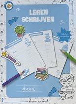 Toy Universe - Spelenderwijs leren - Educatief stickerboek - 'Woorden schrijven'' - Leren schrijven - Kleurboek - Oefenboek met stickers - 5 - 6 jaar