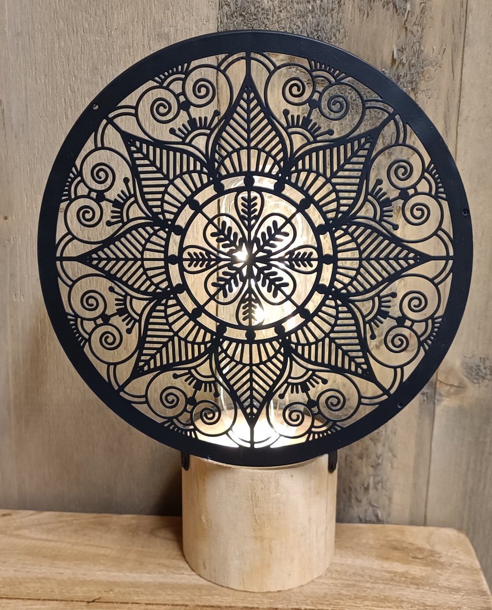 Dream Living Decoratieve tafel ledlamp Mandala