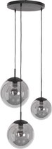Steinhauer hanglamp Bollique - zwart - metaal - 40 cm - E27 fitting - 3123ZW