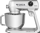 ECG FORZA 6600 robot de cuisine 1800 W 6,5 L Argent, Acier inoxydable
