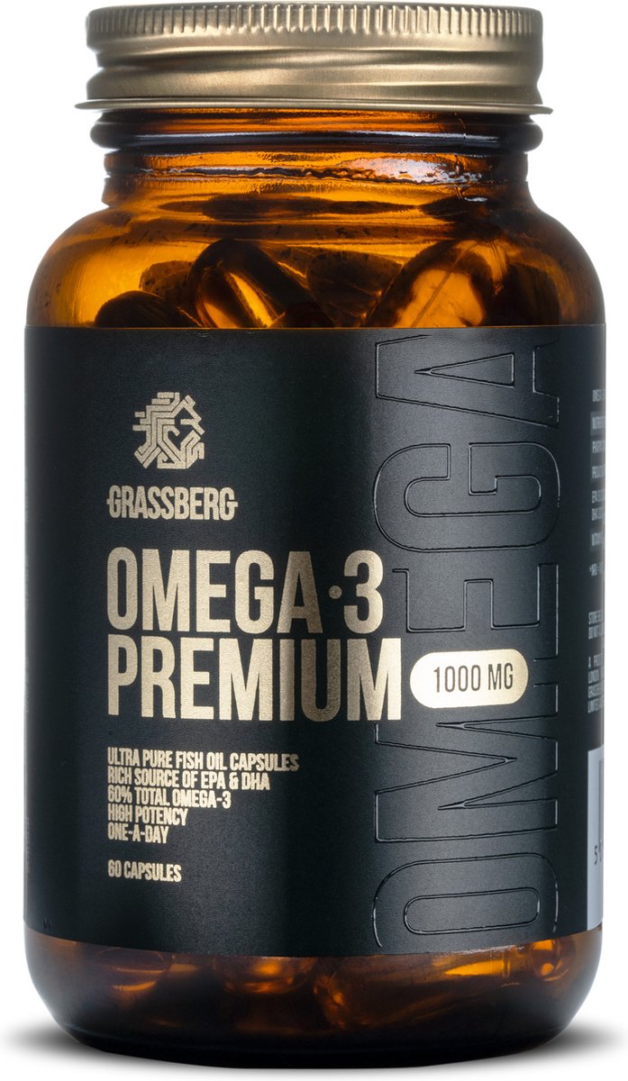 Goedkoopste Omega-3 Premium 1000mg (60 caps) Unflavoured