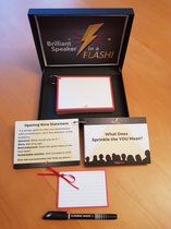 Brilliant Speaker in a FLASH! Presentation Skills Kit in Flashcard Format