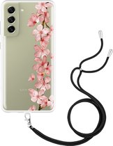 Hoesje met Koord Geschikt voor Samsung Galaxy S21FE Flower Branch