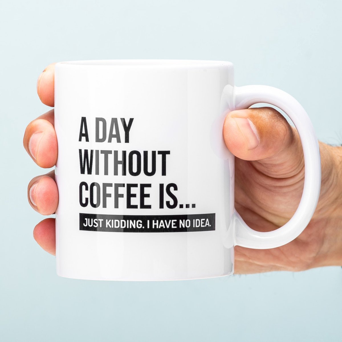 Ditverzinjeniet A Day Without Coffee Mok