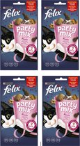 4x Felix Party Mix - Picnic Mix - Kattensnacks - 60g