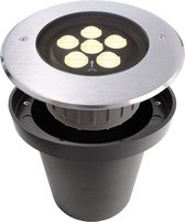 KapegoLED Built in ground lamp, bulb(s) included, asymmetric, warmwhite, 220-240V AC/50-60Hz, power / power consumption: 10,00 W / 11,90 W, EEC: A, IP67