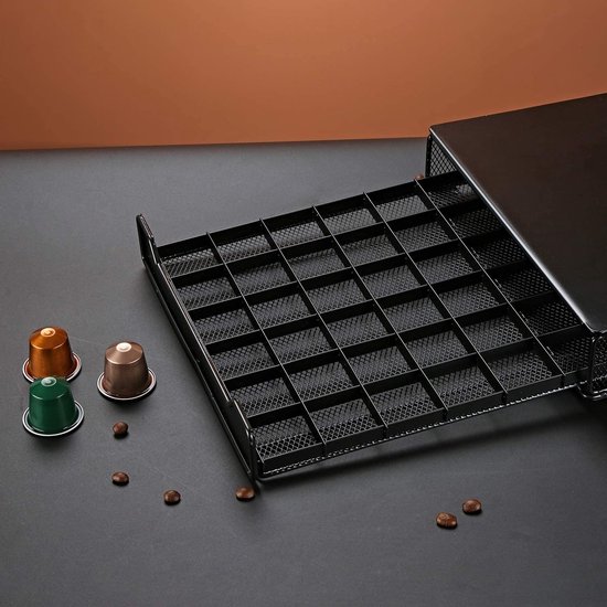 Luxe Capsule Houder met Lade - Nespresso Koffie Pad en Cups Houder - 60 stuks - Maison & Kitchen