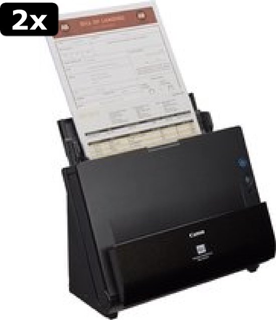 2x Canon imageFORMULA DRC225 II Scanner