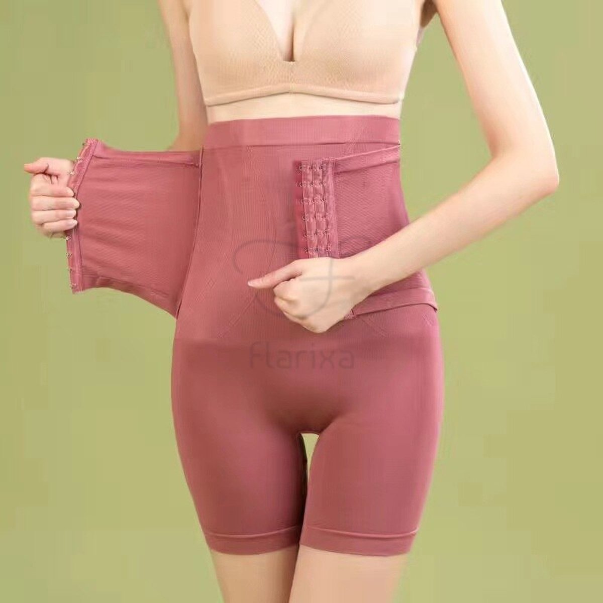 Sara Shop - Shapewear Dames - Butt lifter - Slipje met vulling - Tummy control - Corrigerend Ondergoed Dames Buttlifter - Volle billen -Roos - Maat XL - Topkwaliteit