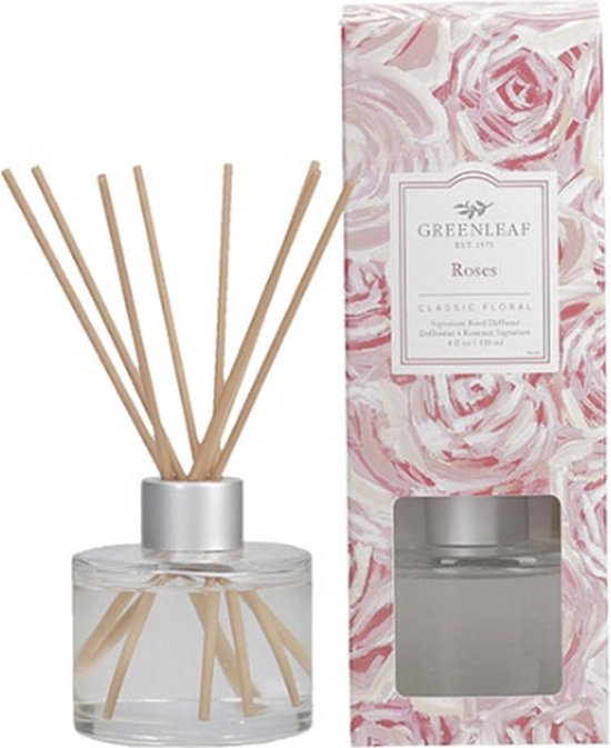 Greenleaf Geurstokjes / Reed Diffuser Roses