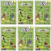 Voetbal Flipperspel 7,5 x 4,5 cm | Lightfight | Uitdelen | Traktatie | 6 spelletjes