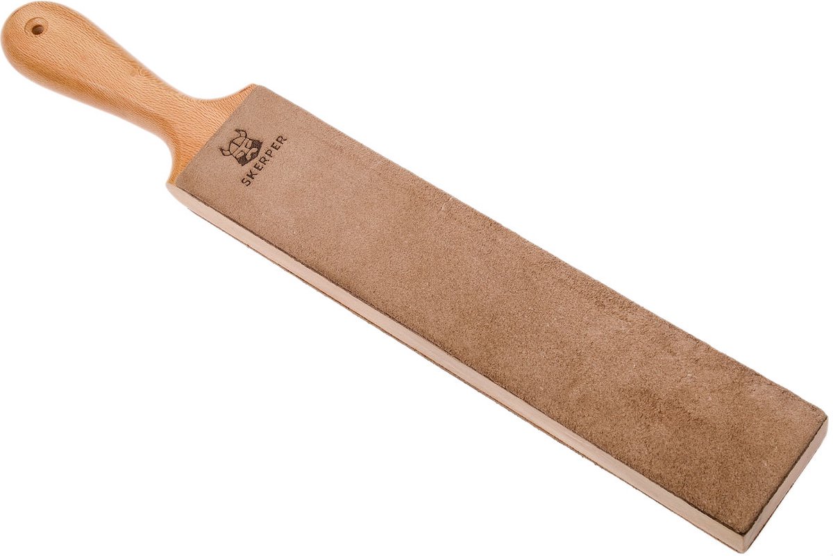 Goedkoopste Skerper Stropping Paddle STP004 Dubbelzijdige Strop, Ruw Leer