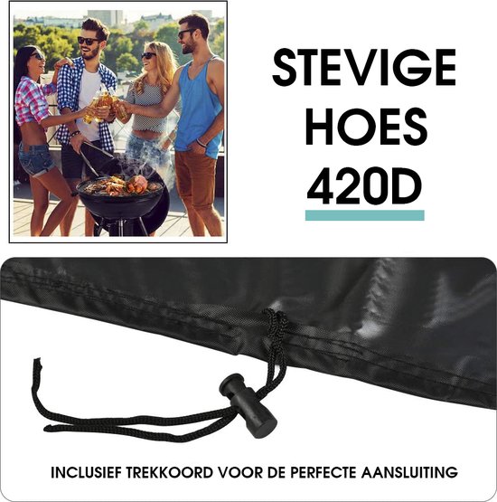 Hoes voor o.a. Weber 47 cm Ø - Barbecue - BBQ - Weber hoes - 420D kwaliteit  | bol.com
