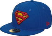 New Era Character Bas Superman Basic Cap 10862337, Mannen, Blauw, Pet, maat: 7 1/4