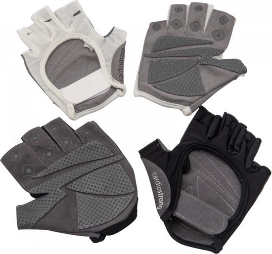 CardioStrong Roeihandschoenen Wit Maat M - Unisex – Sporthandschoenen – Trainingshandschoenen – Fitnesshandschoenen