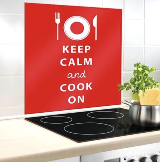 achterwand keuken - glazen plaat - 90 x 40 cm - voor aan de muur