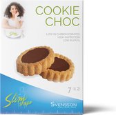 Svensson | Biscuit Choc Slimshape | 14 x 16 grammes | Biscuit à faible teneur en glucides | Minceur sans avoir faim !