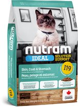 Nutram I19 Ideal Solution Support Skin, Coat & Stomach Cat Food 1.13kg