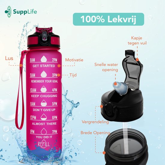 Bouteille Air Water Up avec capsules aromatiques, bouteille d'eau