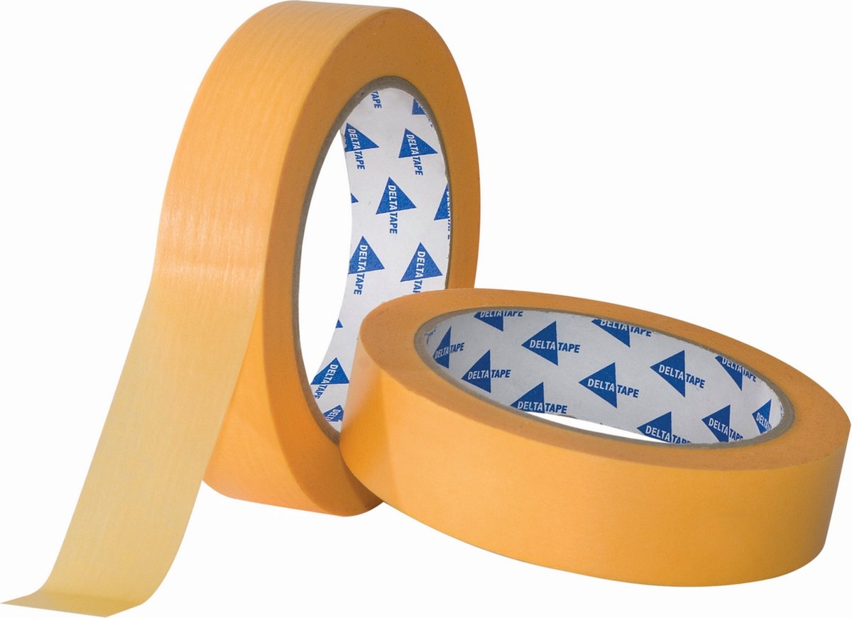 Delta maskeertape gold 25mm x 50m