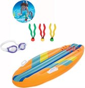 Duikspeelgoed Duikbril Duikballen Surfboard voor Kinderen - Onderwater Speelgoed Zwembad Duiken Zwemmen Zwembadspelletjes