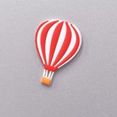 aimant montgolfière rouge koelkast tableau blanc