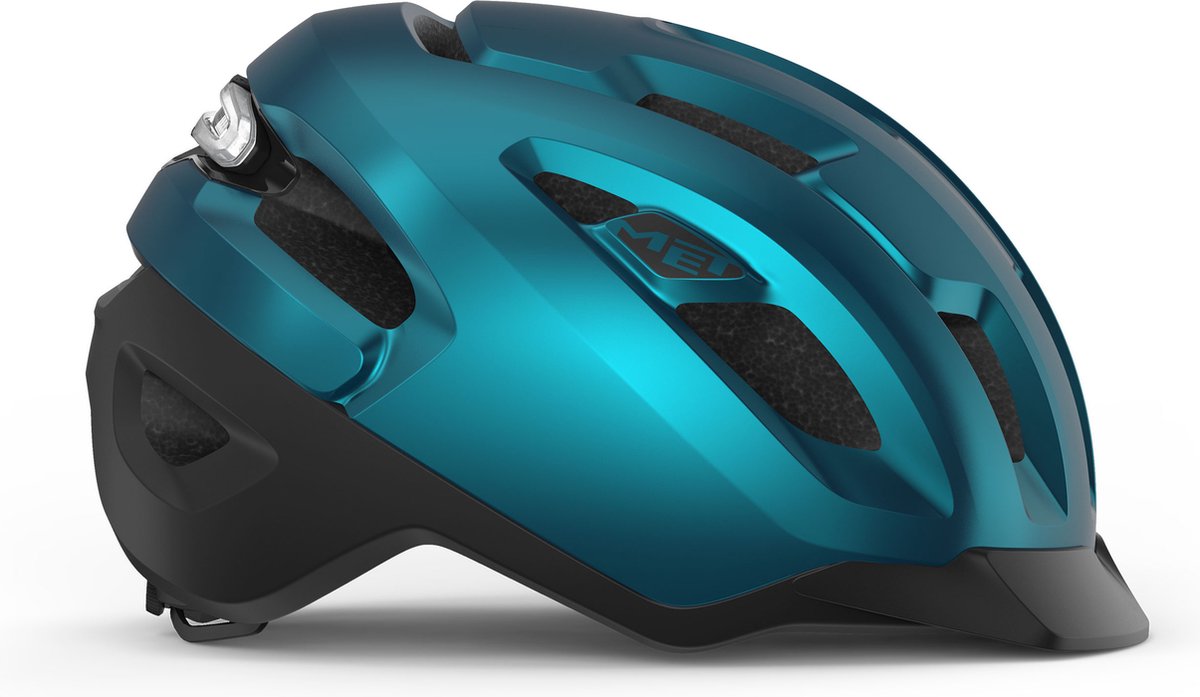 MET Urbex MIPS Fietshelm - Maat M (56-58cm) - NTA 8776 - Teal Blue Metallic