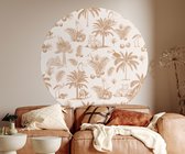 Cercle mural 120cm Sketch jungle mix large - Wallz