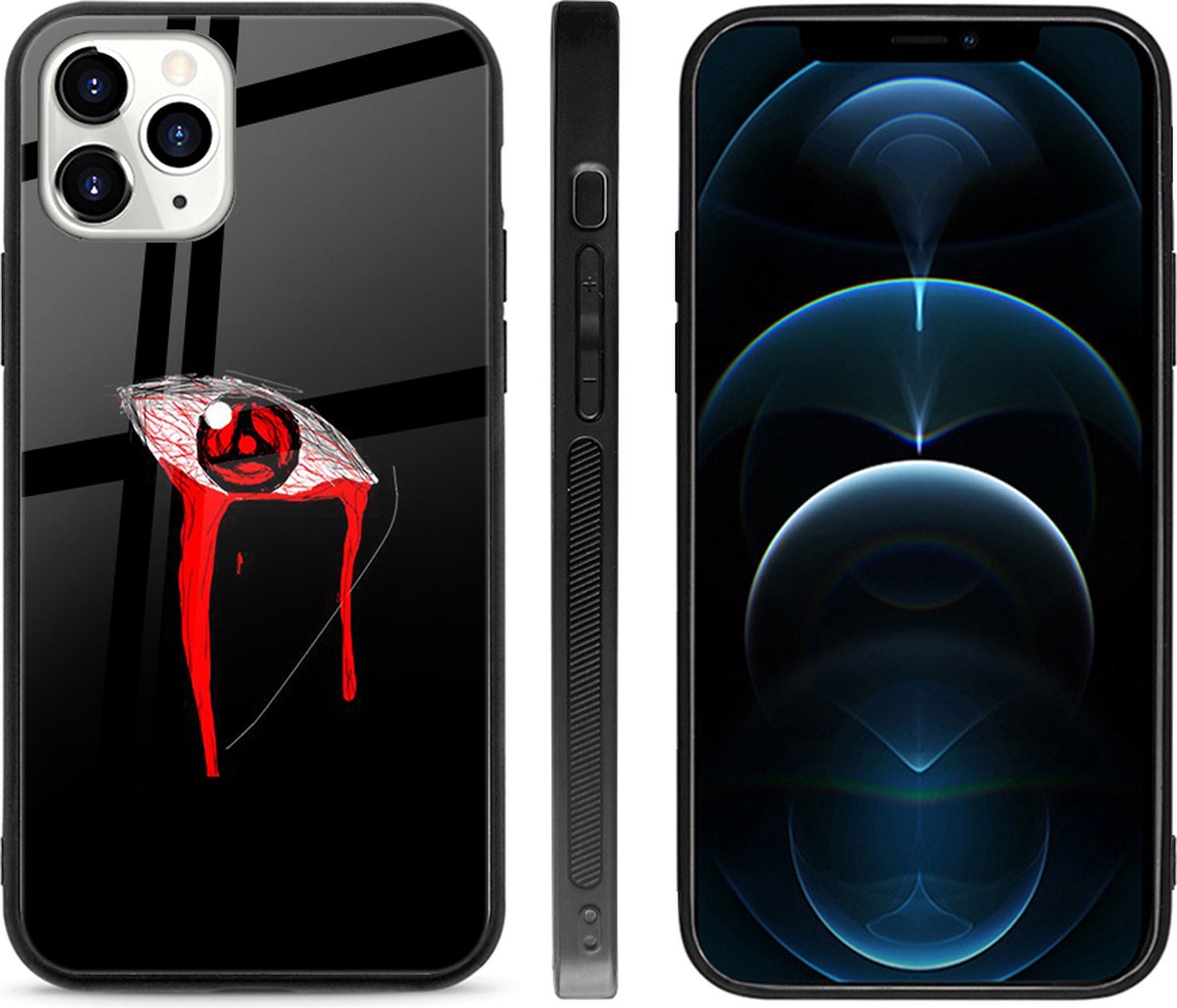 Anime merchandise - anime hoesje / phone case- Naruto Itachi sharingan Iphone 13 Pro
