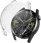 YONO Bumper geschikt voor Huawei Watch GT 3 - 42mm - Full Cover Soft Case - Hoesje - Transparant