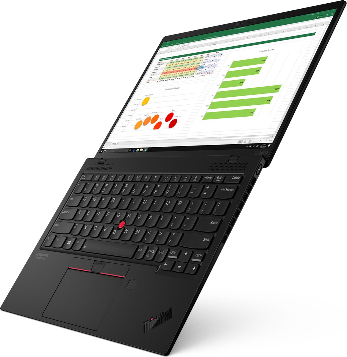 Lenovo ThinkPad X1 Nano Gen 1 Intel® Core™ i5 i5-1130G7 Laptop 33 cm (13") 2K Ultra HD 16 GB LPDDR4x-SDRAM 512 GB SSD Wi-Fi 6 (802.11ax) Windows 10 Pro Brits Engels Zwart